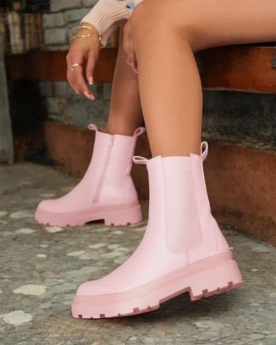 Royalfashion Eko bőr női csizma Ereste