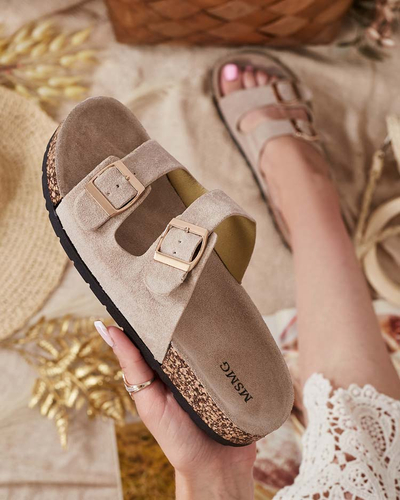 Royalfashion Női flip-flopok csattal Foumy