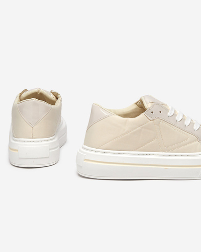 OUTLET Bézs színű női sportcipő Smaqo - Lábbeli