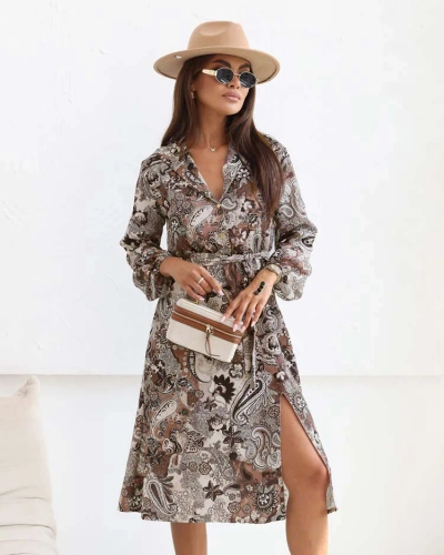 Royalfashion Női print midi ruha