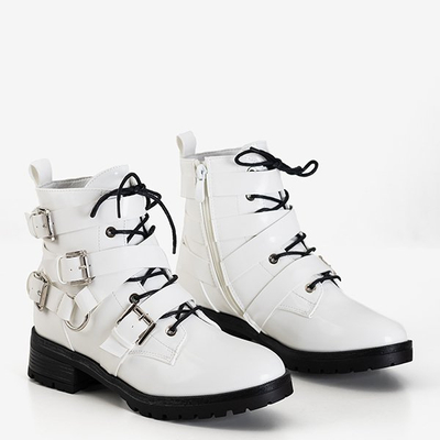 Ermite női fehér csatos táskák - Lábbeli