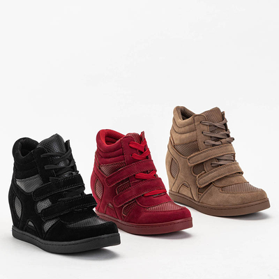Lányok barna tornacipő beltéri éken Janomi- Shoes