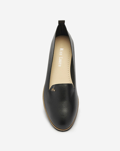 Fekete női mokaszin Riorica- Lábbeli