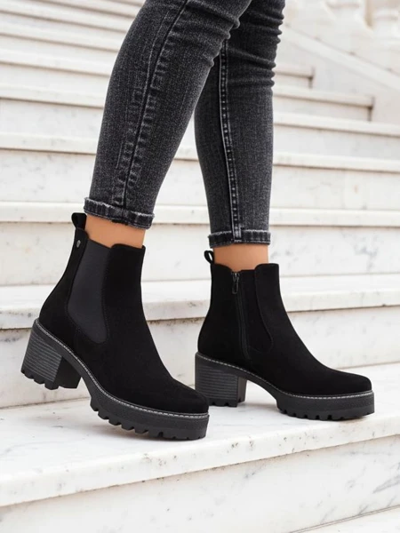 Royalfashion Eco-suede női bokacsizma Segori