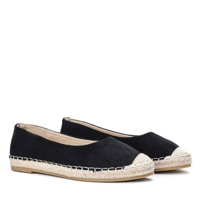 OUTLET Black espadrilles Mellow - Cipő
