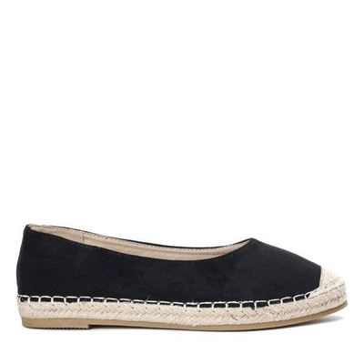 OUTLET Black espadrilles Mellow - Cipő