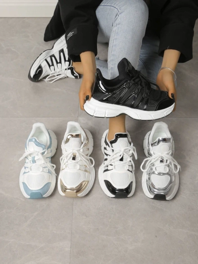 Royalfashion Női sportos sneakers vastag talpon Loness