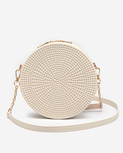 Női bézs kézitáska dombornyomással - Kiegészítők