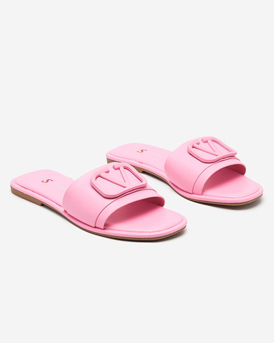 Cartec rózsaszín női eco bőr papucs - Lábbeli