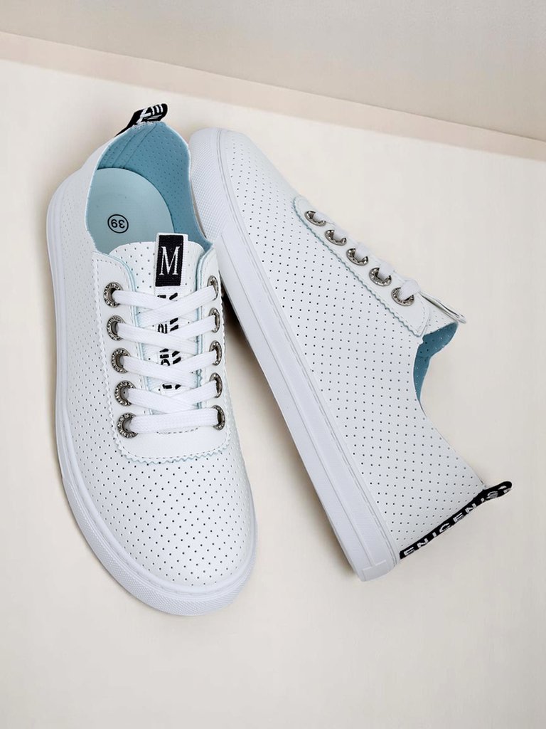 Royalfashion női ökobőr tornacipők Next Step