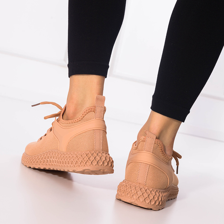 OUTLET Női sportcipő teve színben Modika - Lábbeli