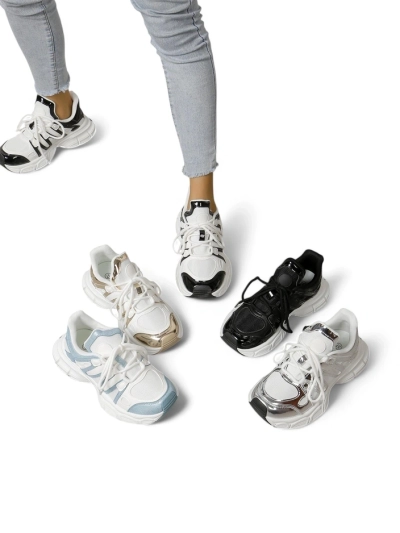 Royalfashion Női sportos sneakers vastag talpon Loness