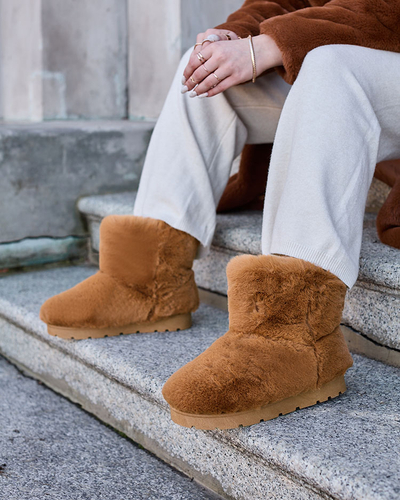Női hócsizma camel színben Ottola- Footwear