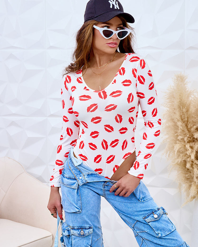 Royalfashion Női nyomtatott bodysuit