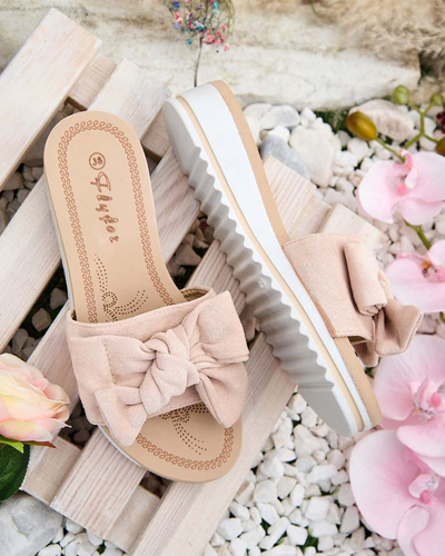 Royalfashion Női flip-flopok masnival Erinner