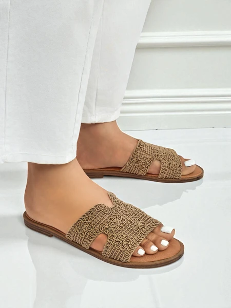 Rpyalfashion női szandál dekoratív pánttal Braida