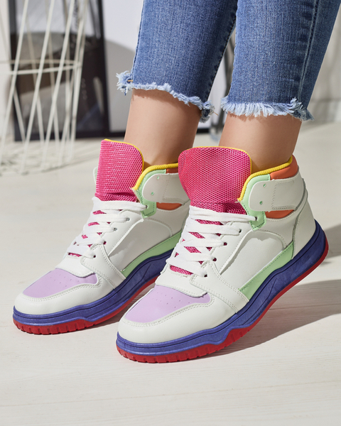 Női sportcipő fehér-menta színben Aopp- Footwear