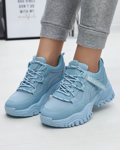 Kék női tornacipő sportcipő Evilpo- Footwear