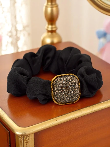 Royalfashion Hajgumi dekoratív strasszkövekkel, Selyemfény