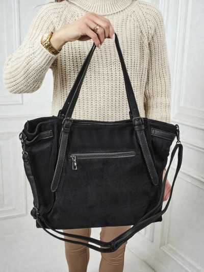 Daville női shopper táska öko-velúrbőrből