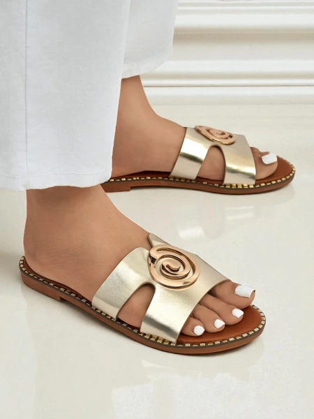 Royalfashion Női lapos talpú papucs Glam Bliss