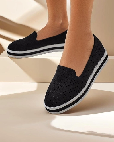 Royalfashion női perforált loafer Cerrole