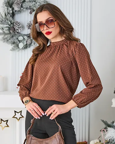 Royalfashion Női ing strasszkövekkel