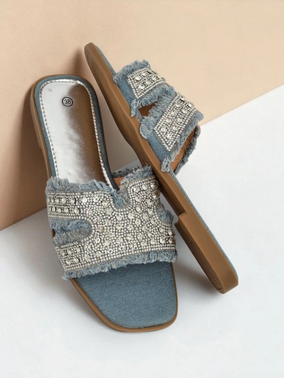 Royalfashion Női papucs strasszokkal CrystalEase