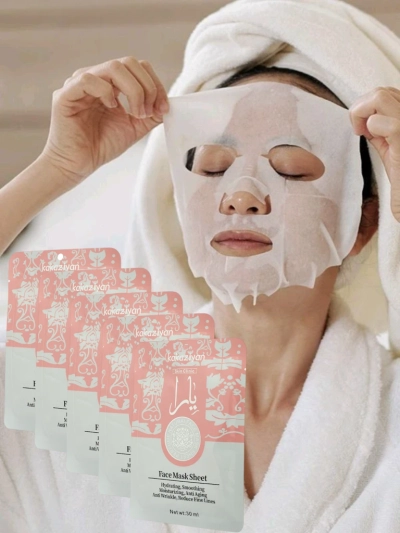 Aurelia Silk Hydrating Face Sheet Mask Kakaziyan 25 ml - Luxus Maszk