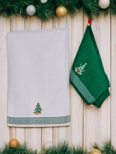 Royalfashion Ünnepi törölköző készlet Boldog Új Évet!