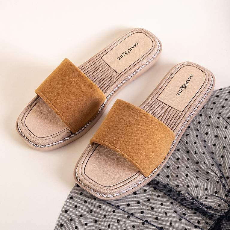 OUTLET Barna női Vicoria papucs - Lábbeli