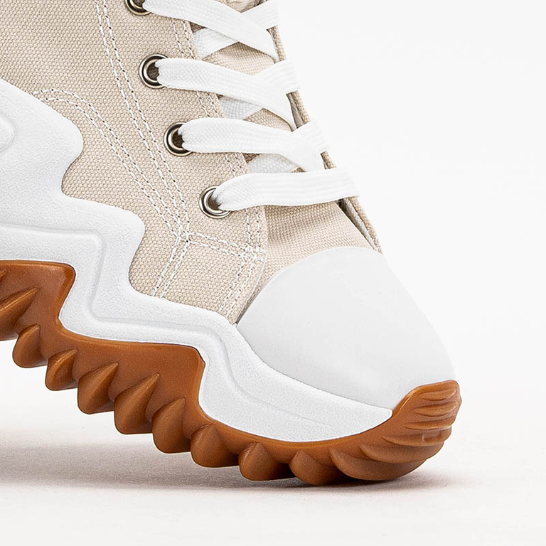 Bézs színű női sportcipő a'la tornacipő Vei - Lábbeli