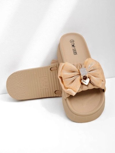 Royalfashion Női platform papucs masnival Sento Pace
