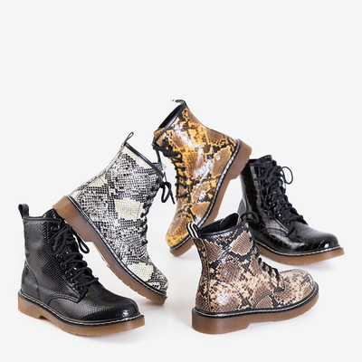 Barna női Ornella állat dombornyomott táskák - cipők