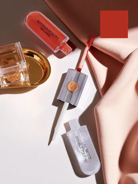 Rúzs és átlátszó szájfény 2 az 1-ben Barackos Nude