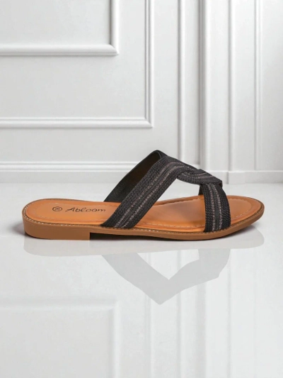 Royalfashion Női fonott papucs Woven Breeze