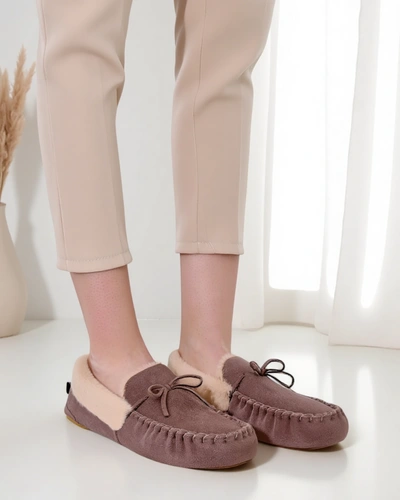 Royalfashion Női mokaszin szőrrel Ahtikes