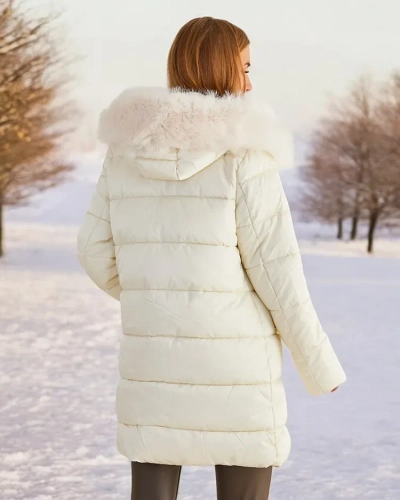 Royalfashion női steppelt télikabát