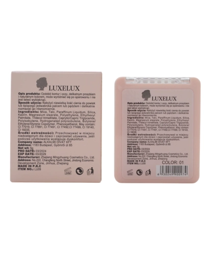 Luxelux Szemhéjpúder Paletta 01 7g