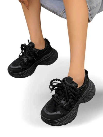 Royalfashion Női sportos sneakers vastag talpon Loness
