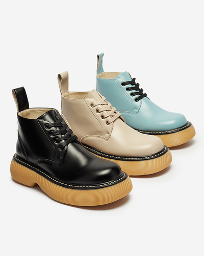 Női csizma bézs színben Tarraf- Footwear