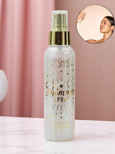 USHAS Nyári Permet – Arc- és Testfolyékony Highlighter Fehér