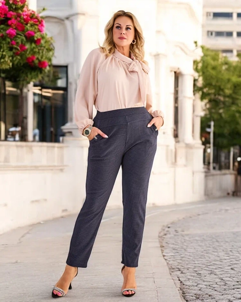 Royalfashion női szigetelt pöttyös treggings