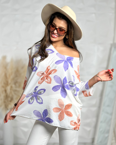 Royalfashion női print blúz
