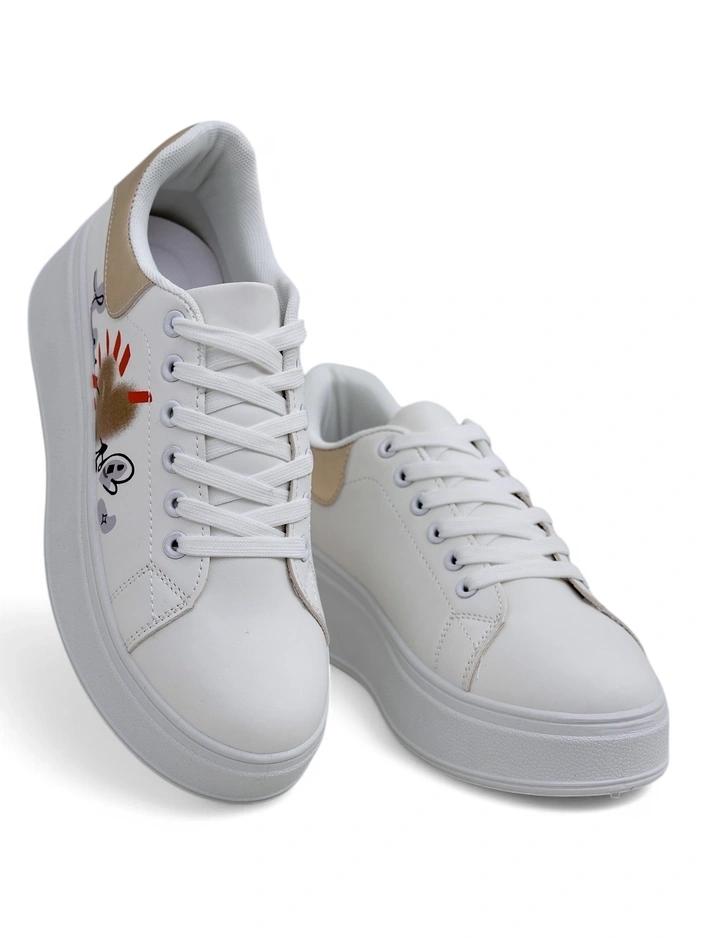 Royalfashion Női platform tornacipők nyomattal Alcape