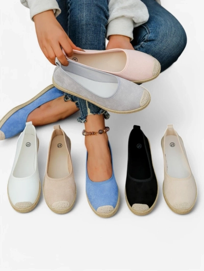 Royalfashion Női öko velúr espadrilles Aroles