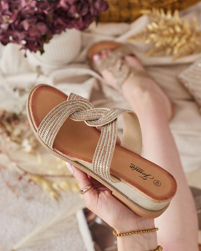 Royalfashion női Aorra alacsony sarkú flip-flopok