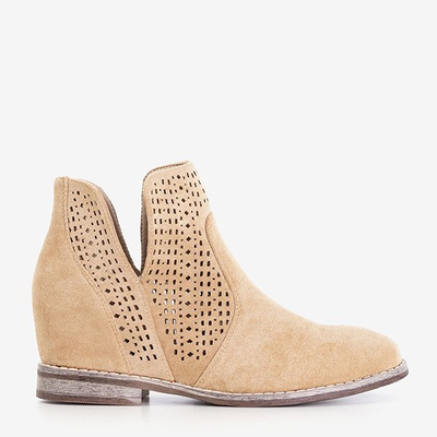 Barna csizma beltéri ékön a'la cowboy csizma Besiks- Cipő