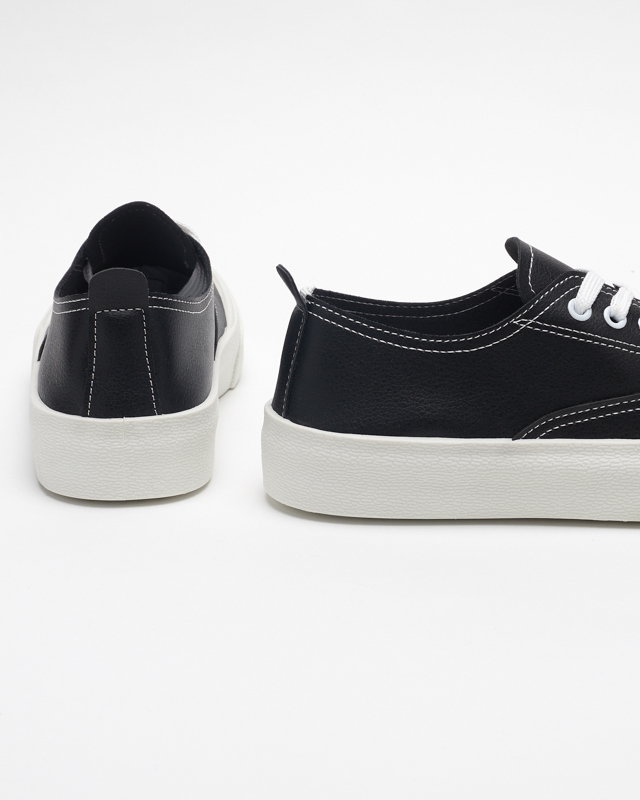 OUTLET Fekete női tornacipő Lorino - Lábbeli