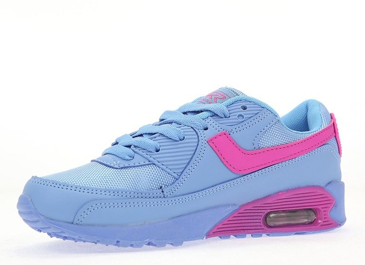 Niebiesko-różowe buty sportowe - Obuwie